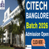 CITECH Bangalore Begins Admission for Session 2026–27; Apply @engg.cambridge.edu.in